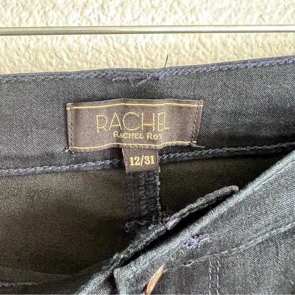 RACHEL Rachel Roy Mid Rise Dark Wash Skinny Jeans - Picture 4 of 13